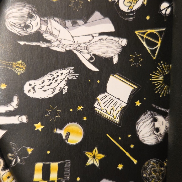 Loungefly Harry Potter Magical Elements Print Double Strap Shoulder Bag Purse - Picture 4 of 11